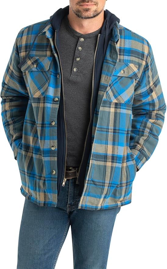 Legendary Whitetails Men's Maplewood Hooded Shirt Jacket