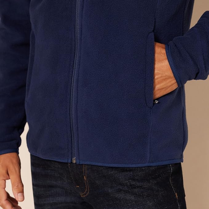 Essentials Men's Full-Zip Fleece Jacket