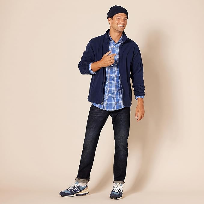 Essentials Men's Full-Zip Fleece Jacket
