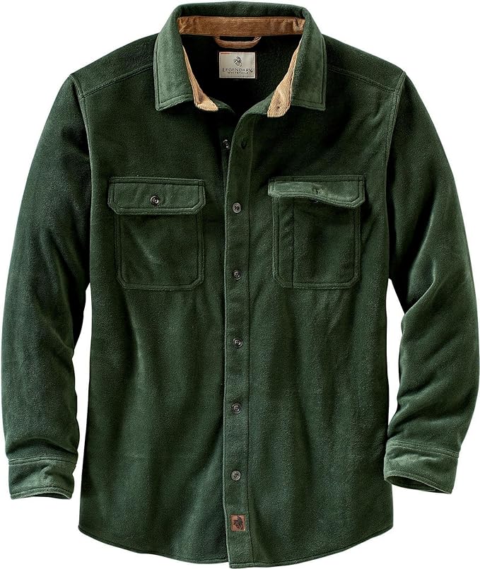 Legendary Whitetails Men's Navigator Fleece Button Up Shirt
