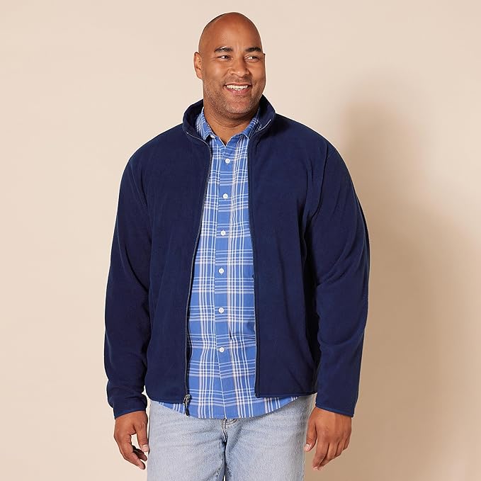 Essentials Men's Full-Zip Fleece Jacket