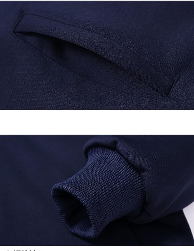 PASOK Men's Casual Tracksuit Full Zip Running Jogging Athletic Sports Jacket and Pants Set