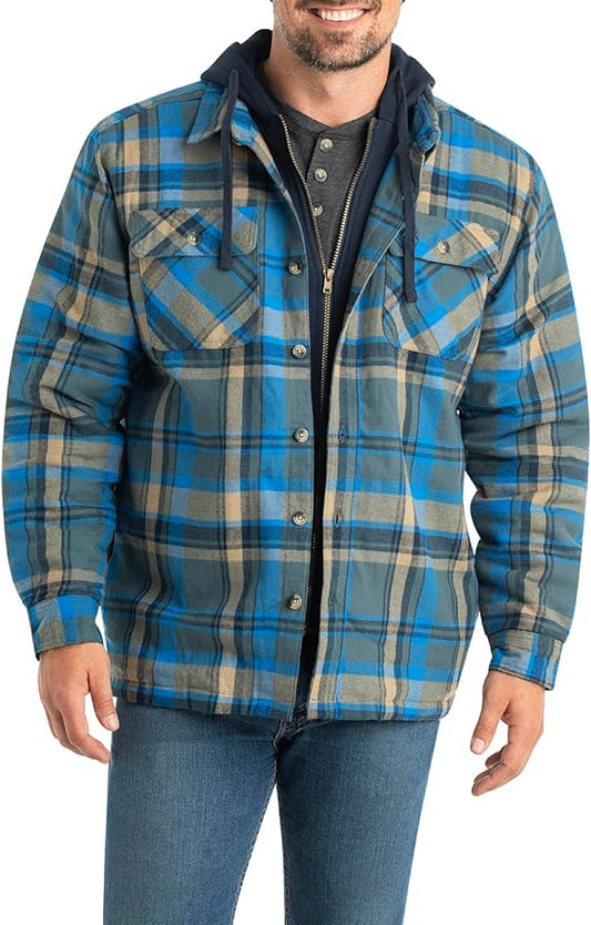 Legendary Whitetails Men's Maplewood Hooded Shirt Jacket