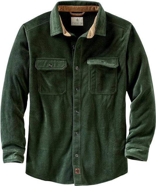 Legendary Whitetails Men's Navigator Fleece Button Up Shirt